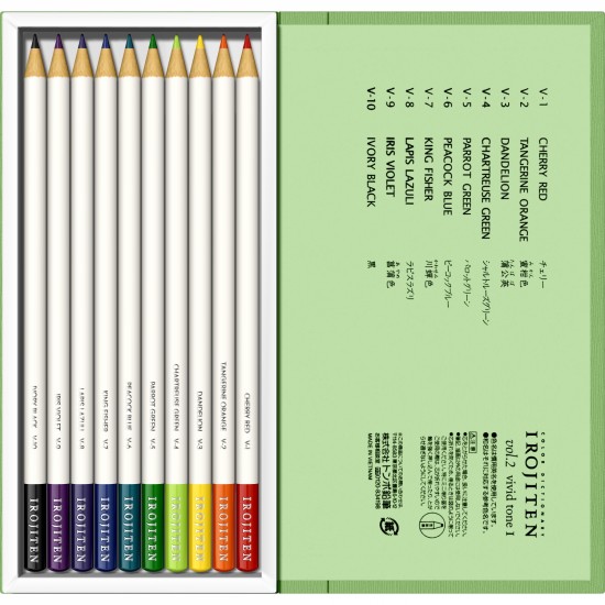 Set 10 Creioane Colorate Volum 2 Rainforest Vivid Tone