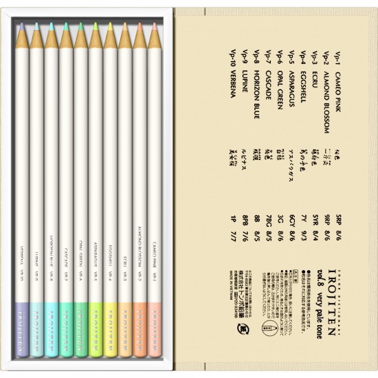 Set 10 Creioane Colorate Volum 8 Seascape Very Pale Tone