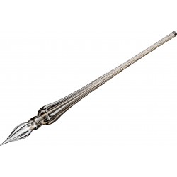 Toc Caligrafic Round Glass Pen Black