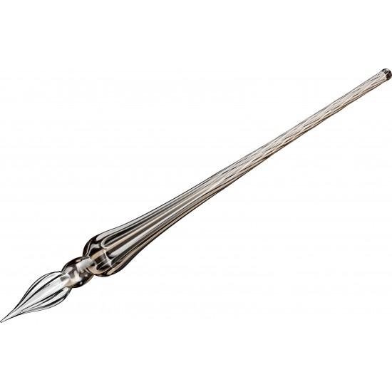 Toc Caligrafic Round Glass Pen Black