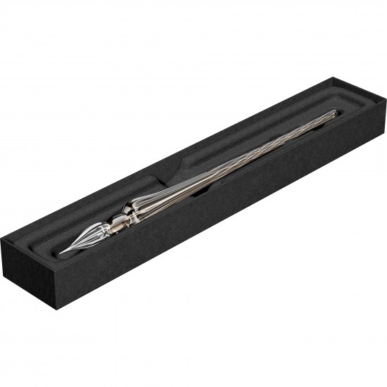 Toc Caligrafic Round Glass Pen Black