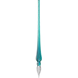 Toc Caligrafic Round Glass Pen Emerald