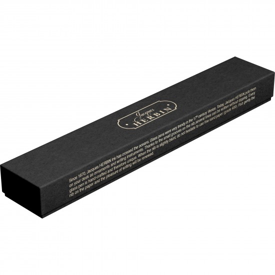 Toc Caligrafic Round Glass Pen Violet
