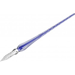 Toc Caligrafic Twisted Glass Pen Night Blue