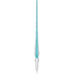 Toc Caligrafic Twisted Glass Pen Blue Azur