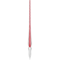 Toc Caligrafic Twisted Glass Pen Red
