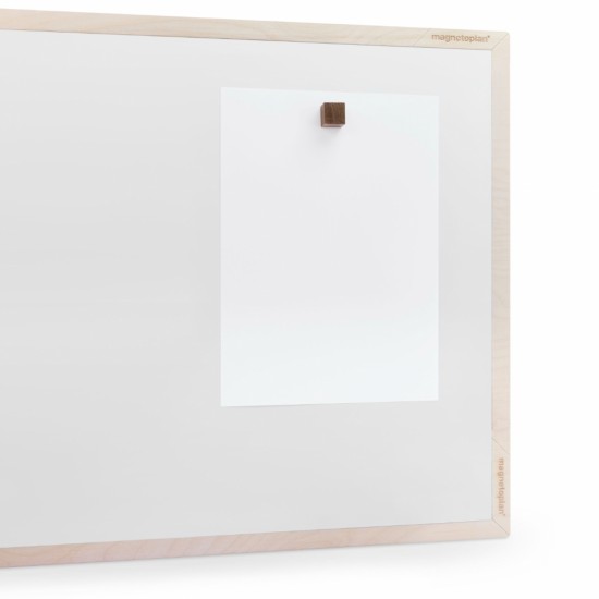 Magneti MAGNETOPLAN Design Wood Maro, Cub 20x20x20mm 4 bucati/set