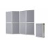 Panou prezentare MGN pliabil, 8*905x610x80 mm, gri (si geanta transport)