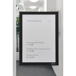 Folie magnetica MAGNETOPLAN autoadeziva rama negru 2 buc/set