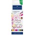 MARKER SOLUBIL 2 CAPETE SET 6 BUC LETTERING GOLDFABER FABER-CASTELL