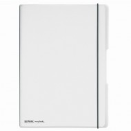 Caiet my.book flex A4, 2x40 file, dictando+patratele, transparent
