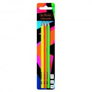 CREION GRAFIT, TRIUNGHIULAR, MINA HB, MOTIV NEON ART SET 3 BUCATI/BLISTER
