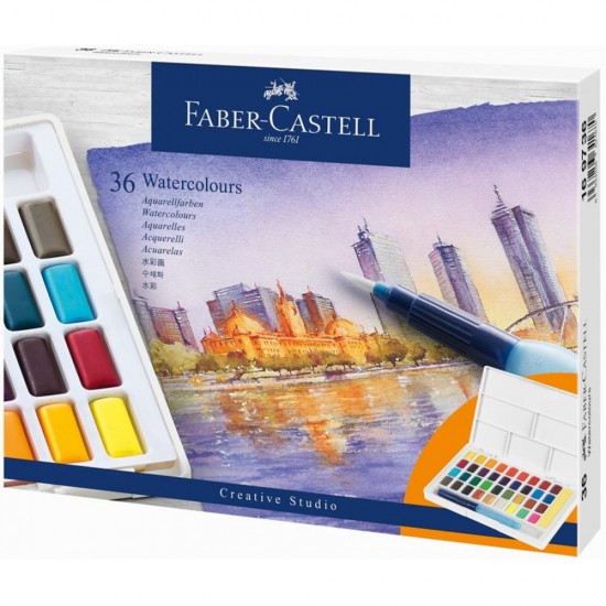 Acuarele Culori Creative Studio Faber-Castell - 36 culori