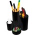 SUPORT TUBULAR BIROU 4 COMPARTIMENTE NEGRU FLARO