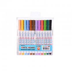 MARKER WHITEBOARD SLIM SET 12 BUC DELI