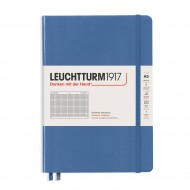 Caiet A5 Coperta Rigida Albastru Denim PASTEL Leuchtturm1917 liniatura ARITMETICA