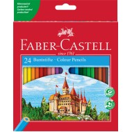 CREIOANE COLORATE 24 CULORI FABER-CASTELL