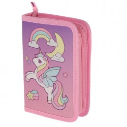 PENAR ECHIPAT 23 PIESE 1 FERMOAR 2 EXTENSII UNICORN ROZ PIGNA