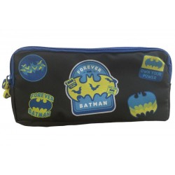 PENAR ETUI 3 FERMOARE NEGRU BATMAN PIGNA