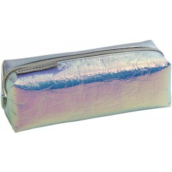 PENAR ETUI TUBULAR GLITTER FLIP FLOP ARGINTIU EBERHARD FABER