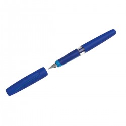 Stilou ilo, penita M, culoare albastru, blister