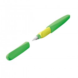 Stilou Twist, penita M, verde neon, blister