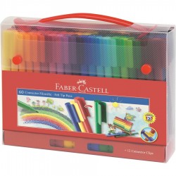 Carioca 60 Culori Connector Cutie Cadou FABER-CASTELL