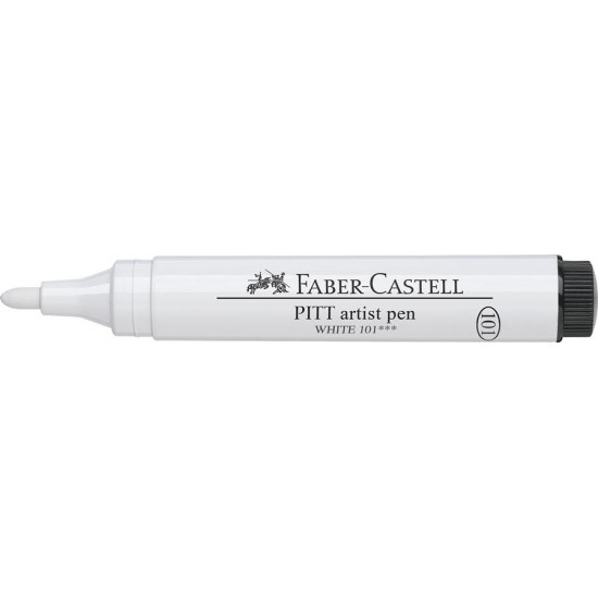 Pitt Artist Pen Big Brush Alb Faber-Castell