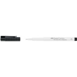 Pitt Artist Pen Caligrafic Alb Faber-Castell