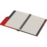 AGENDA A5 ULTRA CU SPIRALA / RED