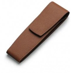 GRAF VON FABER-CASTELL ETUI 2 INSTRUMENTE DE SCRIS PIELE GRANULATA MARO
