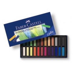 CREIOANE PASTEL SOFT MINI 24 CULORI FABER-CASTELL