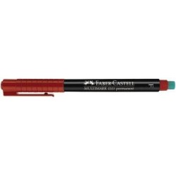 MARKER PERMANENT ROSU F MULTIMARK FABER-CASTELL