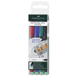 MARKER PERMANENT SET 4 S MULTIMARK FABER-CASTELL
