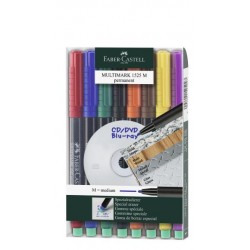 MARKER PERMANENT SET 8 M MULTIMARK FABER-CASTELL