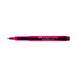 LINER 0.8MM ROSU BROADPEN 1554 FABER-CASTELL