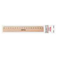RIGLA 17 CM ROTRING / PLATA LEMN