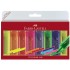 TEXTMARKER SET 8 SUPERFLUORESCENT 1546 FABER-CASTELL