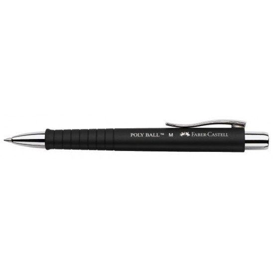 PIX CU MECANISM SI GRIP NEGRU POLY BALL FABER-CASTELL PIX CU MECANISM SI GRIP NEGRU POLY BALL FABER-CASTELL