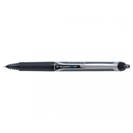 Roller Pilot Hi-tecpoint retractabil 0.7mm, Negru