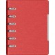 ORGANIZER ALICANTE A6 6 INELE / RED