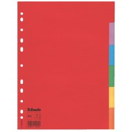 SEPARATOARE INDEX CARTON 6 CULORI ECONOMY ESSELTE
