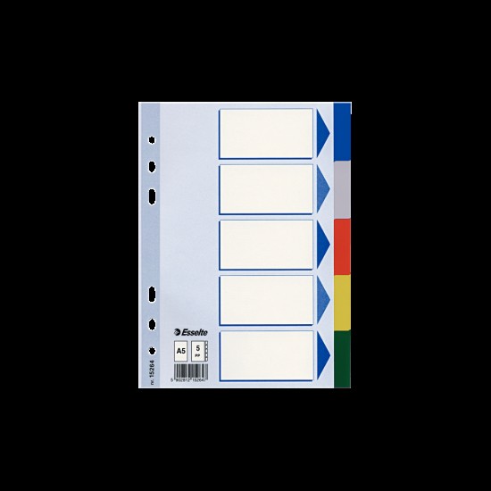 Separatoare Plastic A5 5 Taste ESSELTE
