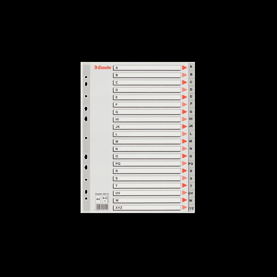 Separatoare Index Plastic A-Z ESSELTE