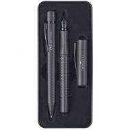 Set Stilou + Pix Grip 2011 All Black Faber-Castell