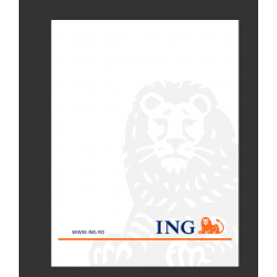 Carnetel cu spira -  promotional ING