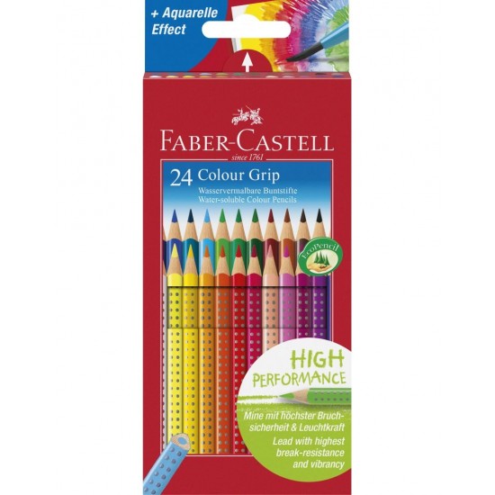 Creioane Colorate Grip 2001 24 culori Faber-Castell