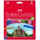 Creioane colorate 24 culori + ascutitoare ECO L FABER-CASTELL