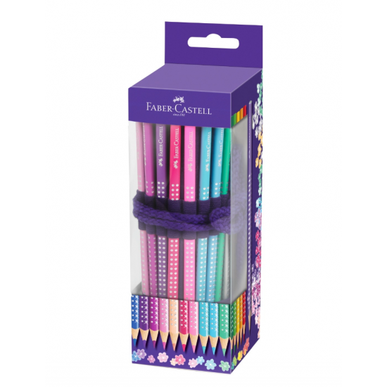 Rollup 20 creioane colorate Sparkle +1 Creion Sparkle + accesorii Faber-Castell