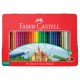 Creioane Colorate In Cutie Metal Faber-Castell